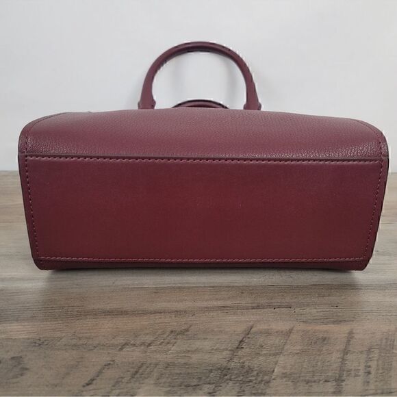 NWT Michael Kors Small Hamilton Satchel Merlot - Picture 5 of 10
